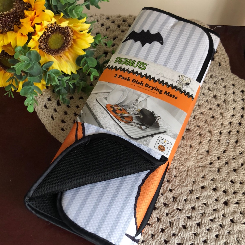 Peanuts SNOOPY Halloween Dish Drying Mats